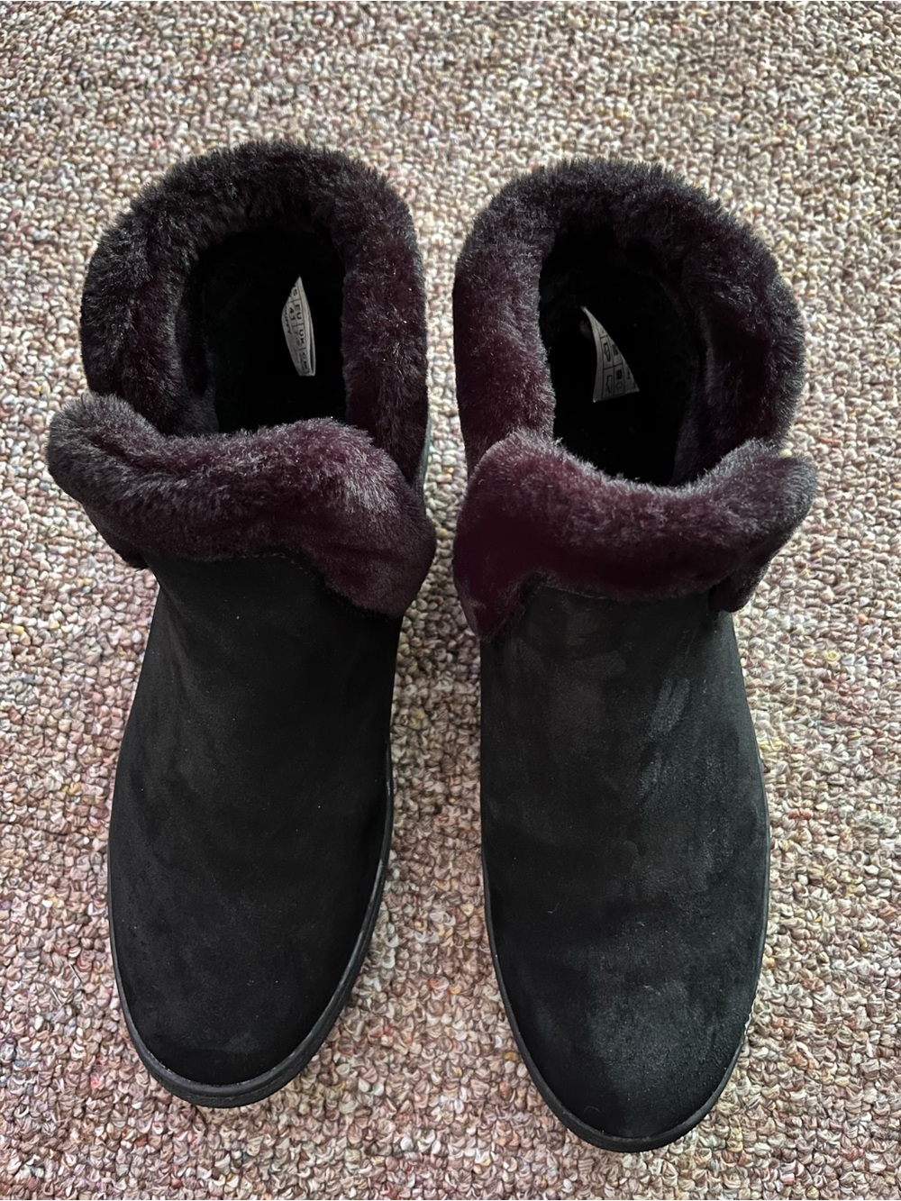 Cougar Duffy Black Waterproof Suede booties